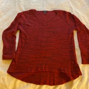 Eileen Fisher v-neck alpaca pullover